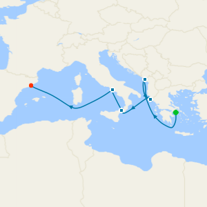 Mediterranean with Greece & Italy from Athens