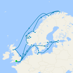 Scandinavia & Land of the Midnight Sun from Southampton