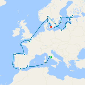 Grand European Explorer from Rome with Stay