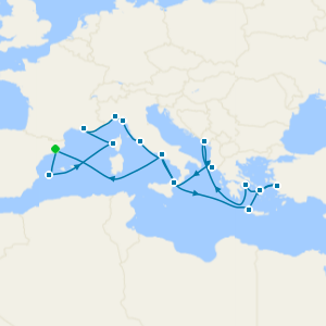The Best of the Mediterranean Fly Cruise from Barcelona