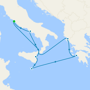 Adriatic Fly Cruise with Greece & Italy from Rome