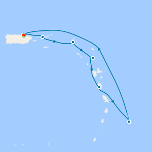 Southern Caribbean from San Juan with Stay