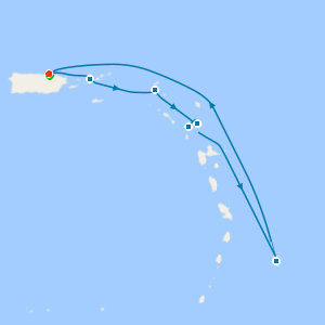 Southern Caribbean from San Juan with Stay
