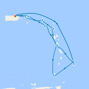 Southern Caribbean Adventurer from San Juan with Stay