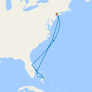 Eastern Caribbean & MSC Ocean Cay from New York with Stay