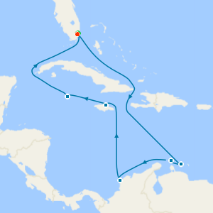 Magnetic Miami to Gorgeous George Town with Miami Beach Stay