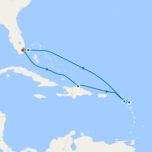 MUSIC LEGEND NILE RODGERS ONBOARD! Gorgeous Antigua, St. Kitts & Bimini with Miami Beach Stay