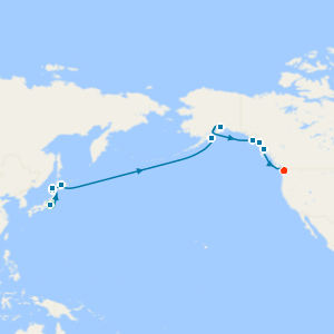 Bering Sea Explorer from Tokyo to Seattle with Stays