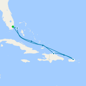 Eastern Caribbean from Miami