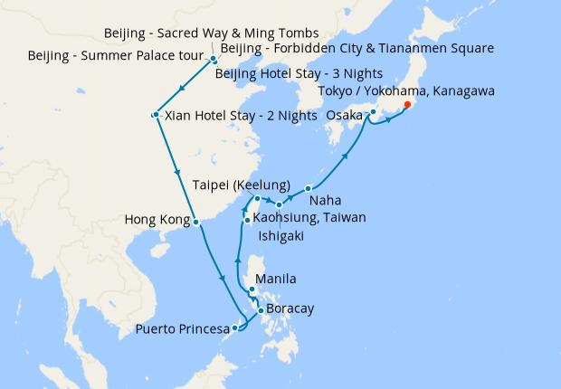 Great Wall, Terracotta Warriors, Hong Kong & Taiwan to Japan, Holland ...