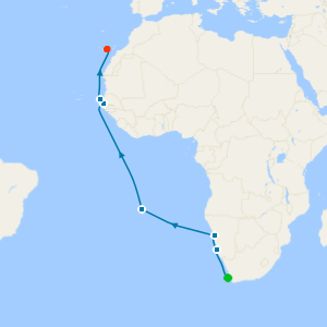 Canary Islands & Namibia from Cape Town