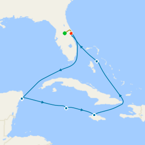 Caribbean from Port Canaveral with Orlando Stay