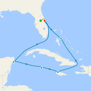 Caribbean from Port Canaveral with Orlando Stay