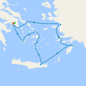 Idyllic Greece from Athens with Stay