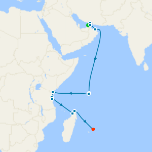 Desert Cities & Turquoise Seas from Dubai