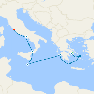 Majestic Mediterranean from Athens (Piraeus)