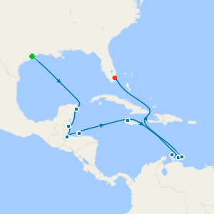 Blue Seas & Pastel Towns from Galveston to Miami