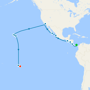 Panama City to Papeete (Tahiti)