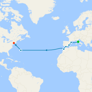 Rome to New York