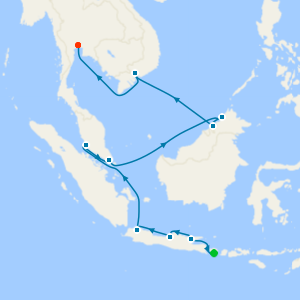 Cities of Mystery & Magic from Bali (Benoa) to Bangkok