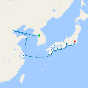 Exotic Adventure from Seoul (Incheon) to Tokyo