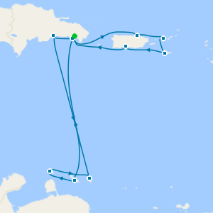 Caribbean Charms & Tropical Isles from Dominican Republic