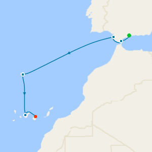 Voyage to the Canaries from Malaga