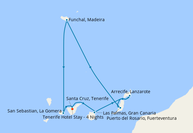 Canarian Flavours & 4 Nt Tenerife Stay, Marella Cruises, 13th March ...