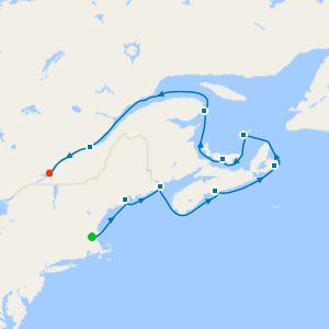 Contrasts of Canada & the St. Lawrence River from Boston