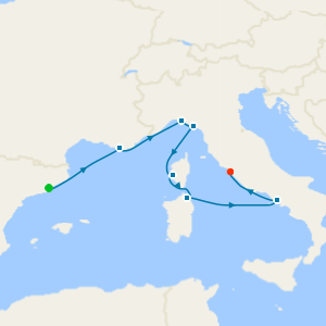 Etruscan Waterways Fly Cruise from Barcelona