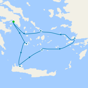 Treasures of the Aegean Sea, Turkey & Crete from Athens