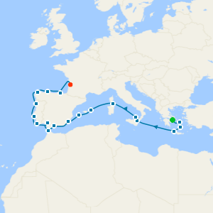 Mediterranean Delights: Athens to Bordeaux