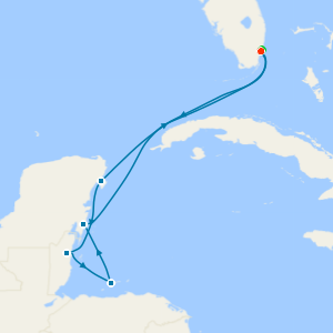 Rum, Roatan & Ruins from Miami with Stay