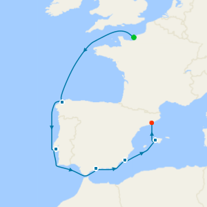 Best of France & Spain from Paris (Le Havre)