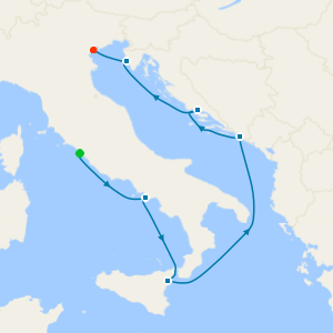 Classic Italy & the Dalmatian Coast from Rome