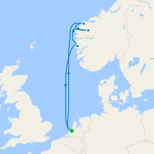 Norwegian Fjords with Nordfjord from Rotterdam