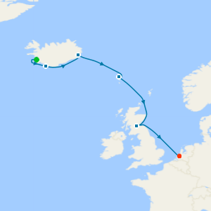 Viking Trails and Celtic Origins cruise from Reykjavik to Rotterdam