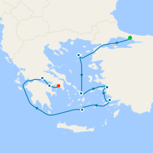 Aegean Sea Odyssey via the Corinth Canal from Istanbul