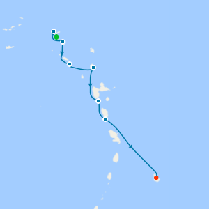 Eastern Caribbean with St. Barths from Marigot