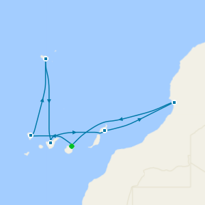 Canary Islands, Madeira & Spain from Las Palmas