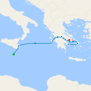 Secluded Southern Italy & Greece from Valletta