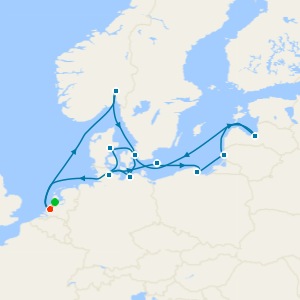 Baltic & Scandinavian Capitals from Rotterdam with Amsterdam Stay