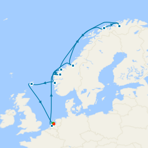 Arctic Journey & Northern Lights from Rotterdam with Amsterdam Stay