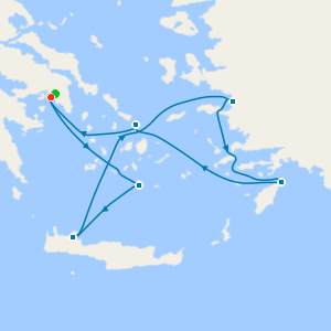 Mediterranean Marvels: Ancient Egypt & Greek Isles from Athens with Stay