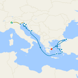Adriatic Allure: Croatia, Greek Isles & Istanbul with Lake Como and Venice Stays