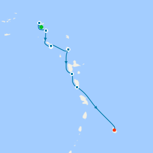 Eastern Caribbean with St. Barths from Marigot