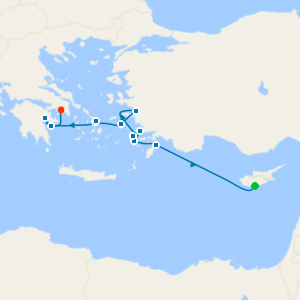 Cyprus to the Acropolis from Limassol