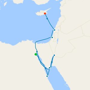 Egypt to Cyprus via the Suez Canal