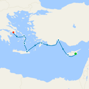 Yachting Gems of the Aegean Sea from Larnaca