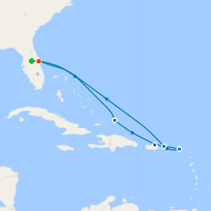 Eastern Caribbean from Orlando with 7nt Stay and Car Hire